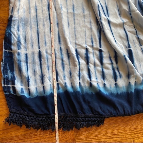 Christopher banks tie dye fringe top 1X - Picture 12 of 13